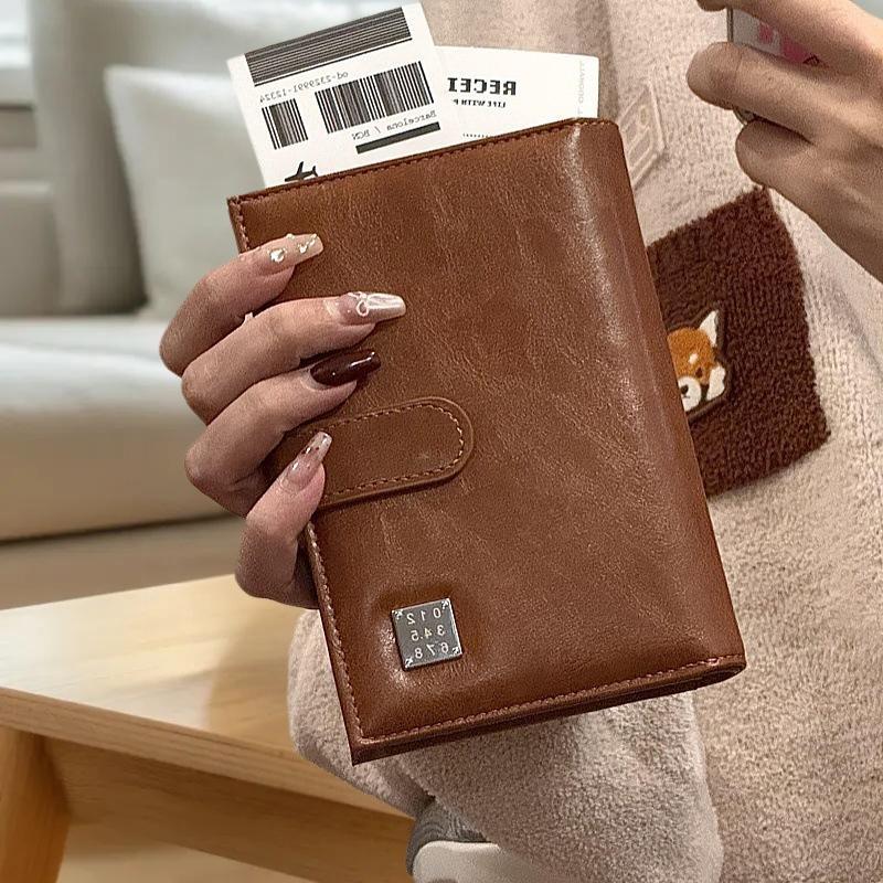Travel Accessories India - RFID-blockierende Kreditkarten- und Ausweishülle, Flugticket-Etui, Multifunktions-Geldbörse,