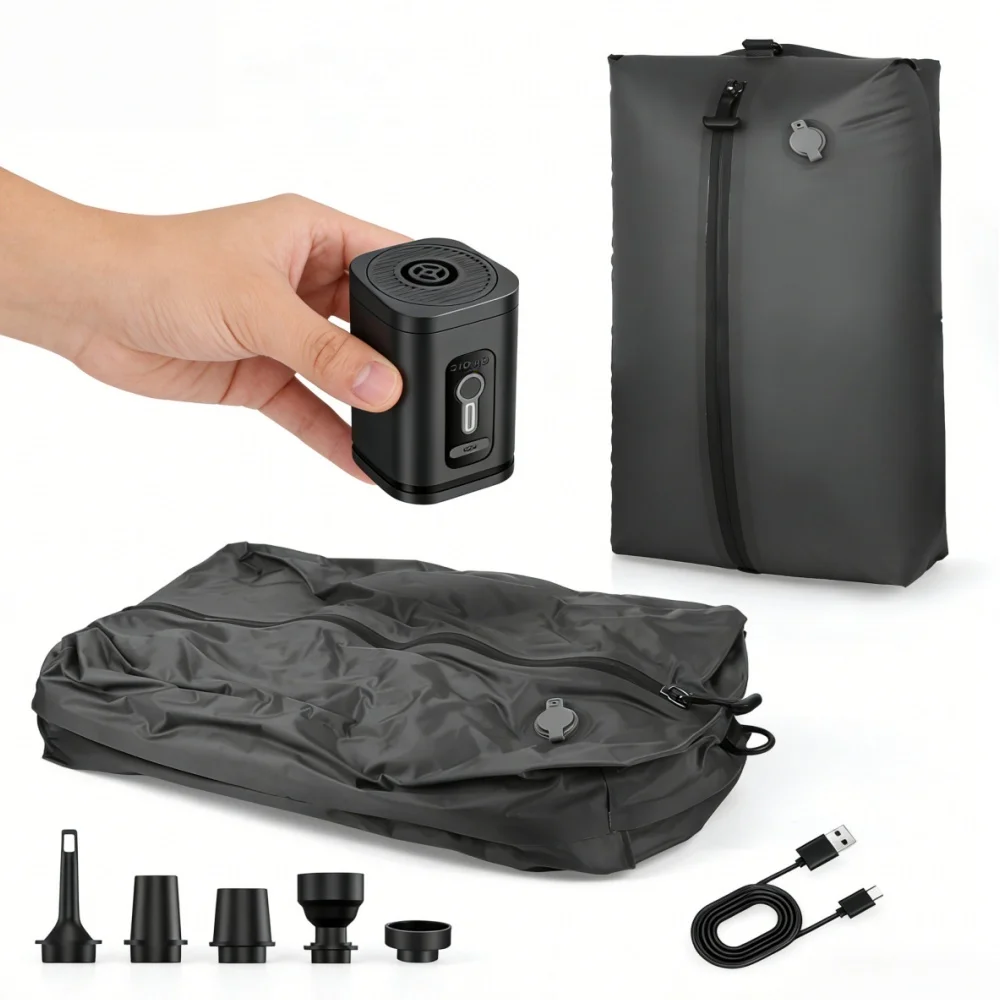 Travel Accessories Organizer Bag - Vakuum-Kompressions-Aufbewahrungsbeutel, Wasserdichte Platzsparende Packwürfel für Kleidung,