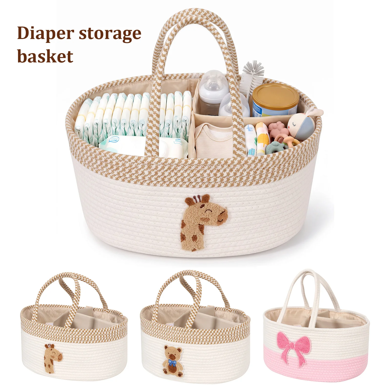 Travel Accessories Baby - Baby-Windel-Organizer, Multifunktionaler Reise-Windelkorb, Tragbare Mama-Tasche mit