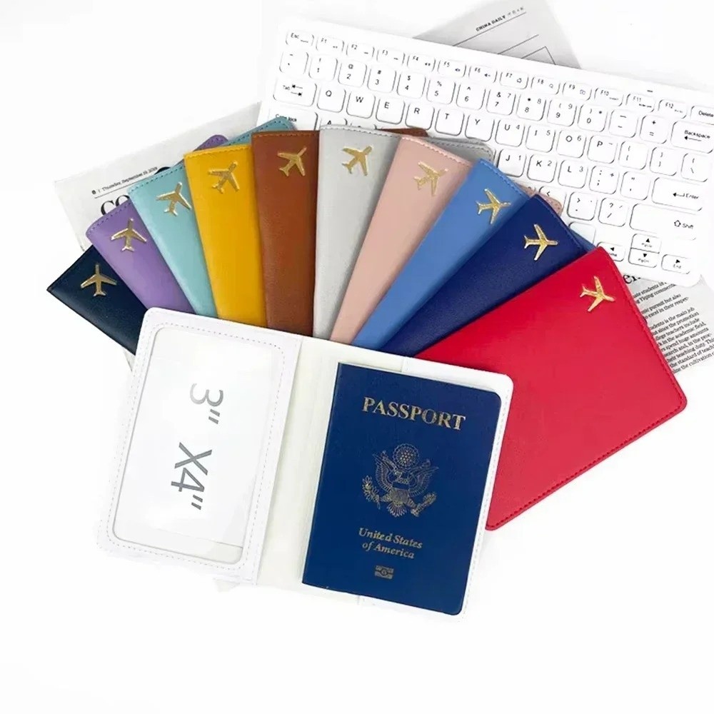 Travel Accessories Wallet - Reisepasshülle aus PU-Leder, wasserdicht, leicht, Reisepass-Schutzhülle,