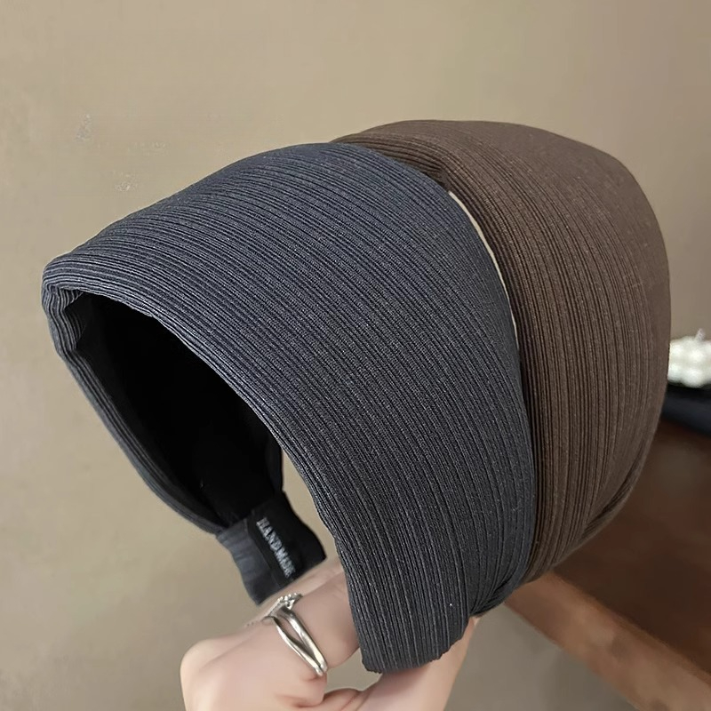 Travel Accessories Aesthetic - Dickes, breites Stirnband, rutschfester Haarschmuck für