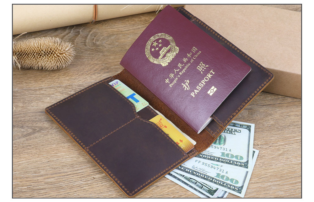 Crazy Horse Leder Reisepass Fa – Travel Accessories Wallet Bewertung und Preis