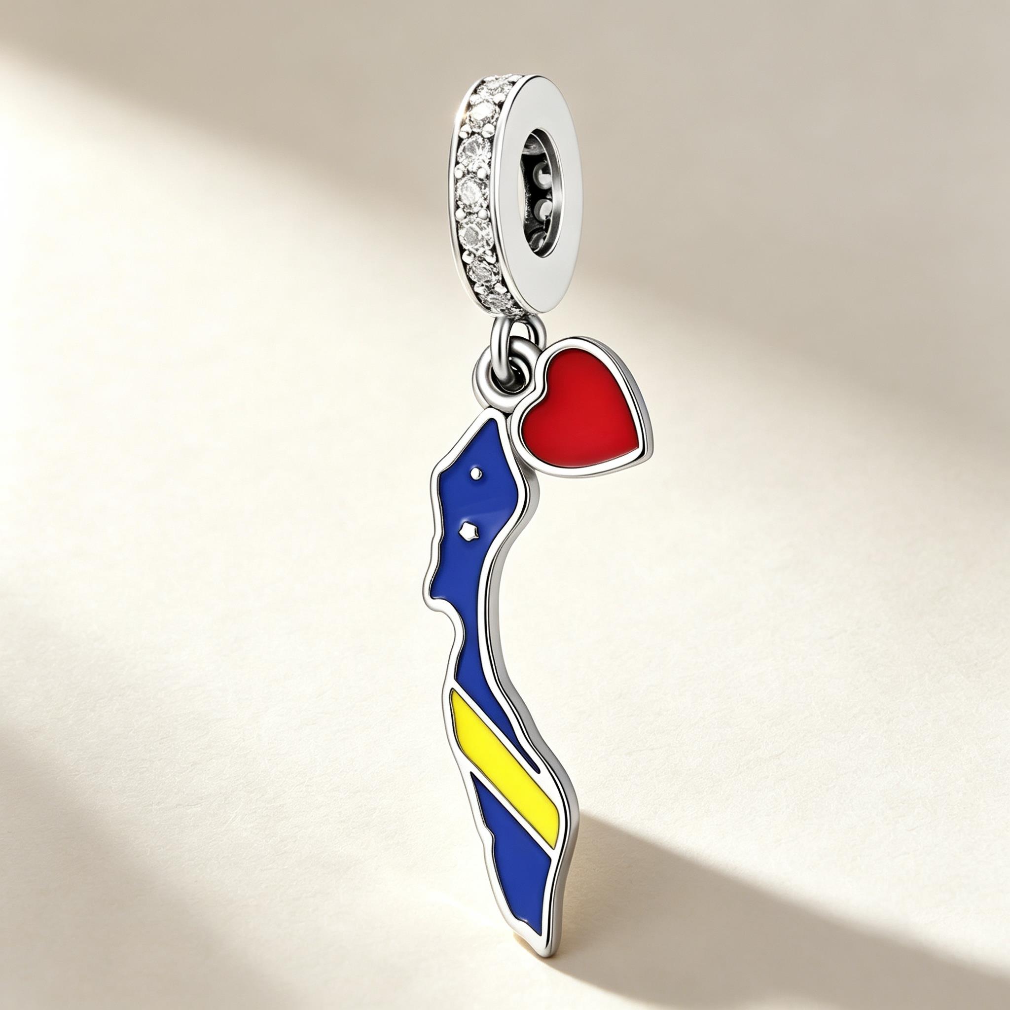 925 Silber Emaille Nationalfla – Travel Accessories Jewelry Bewertung und Preis