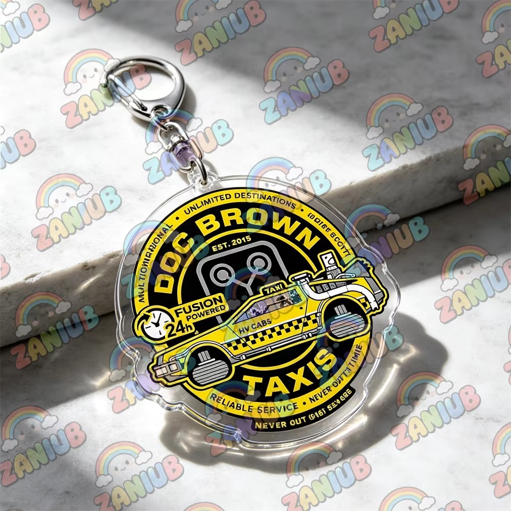 Retro-Zeitreise-Delorean-Flux- – Travel Accessories Jewelry Bewertung und Preis