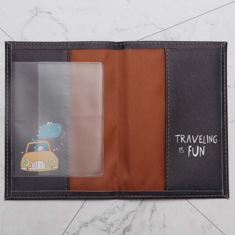 Passhülle mit Cartoon-Dinosaur – Travel Accessories Wallet Bewertung und Preis