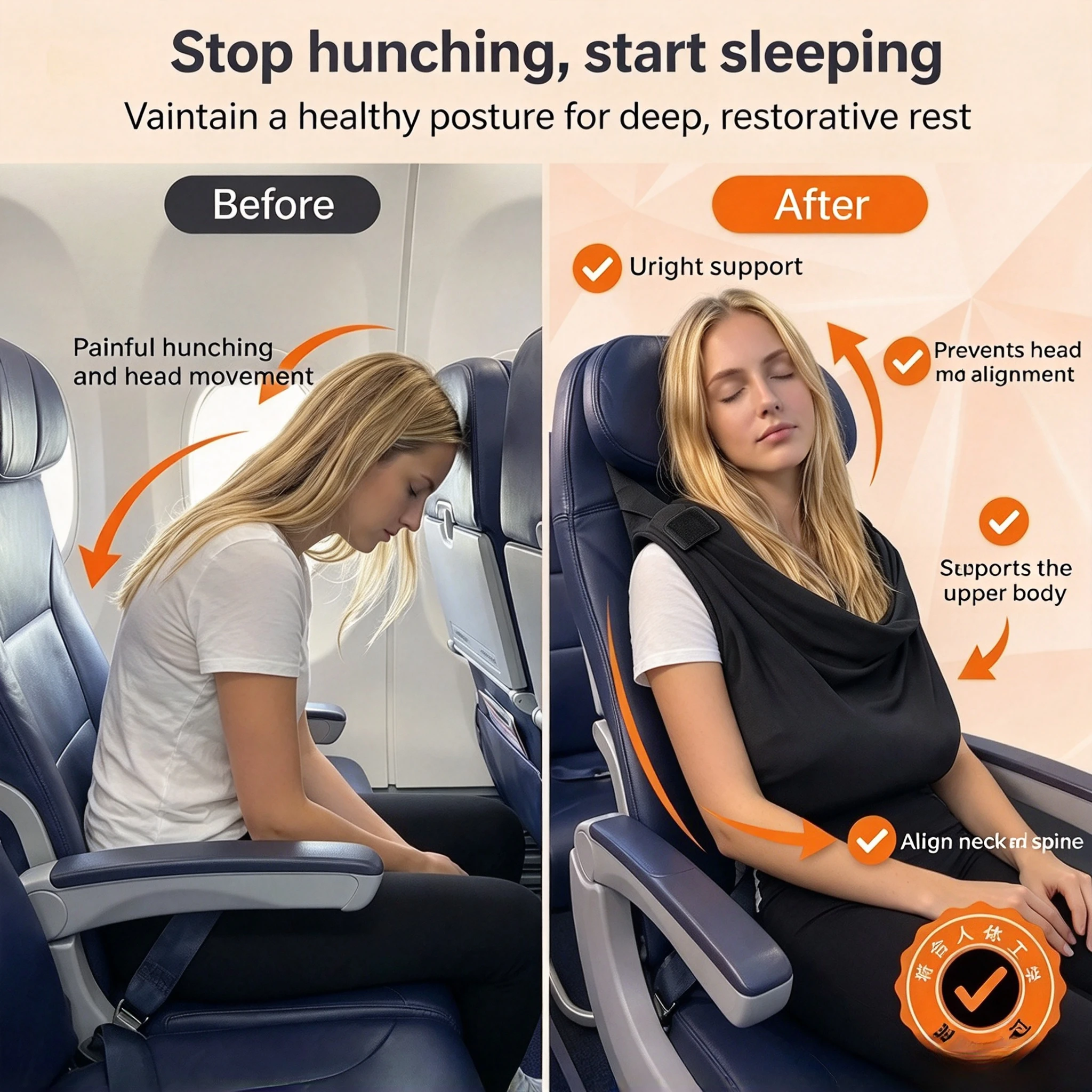 1 Stück Flugzeug-Schlafstützsy – Travel Accessories Long Flight Bewertung und Preis