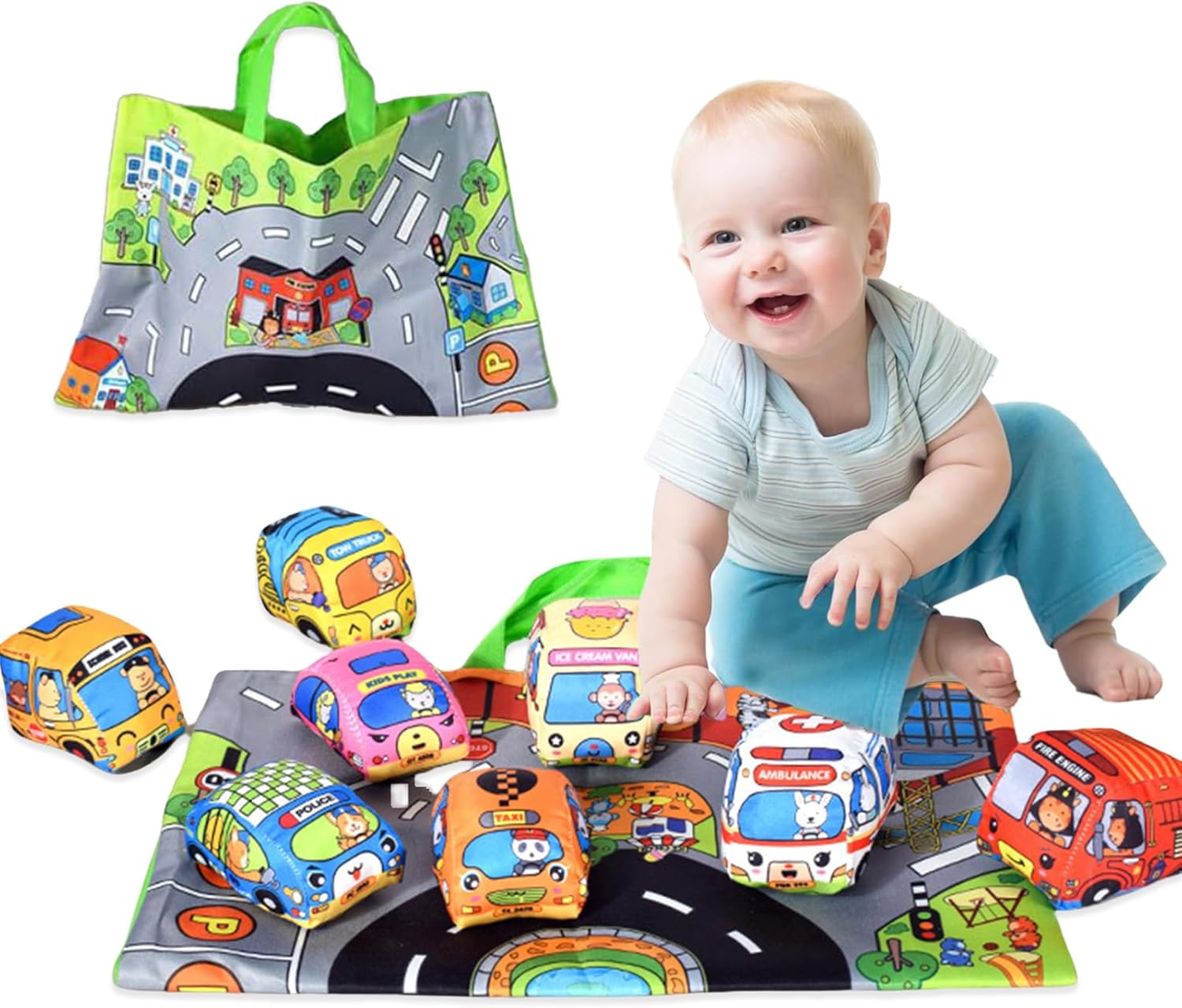 Auto-Spielzeug aus weichem Sto – Travel Accessories Baby Bewertung und Preis